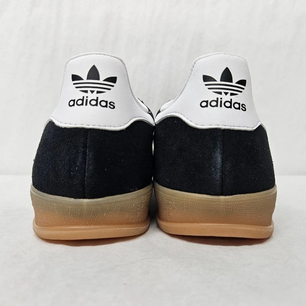 Adidas Gazelle Indoor Casual Sneakers‎ JI2060 Core Black White Gum Men Size 11.5